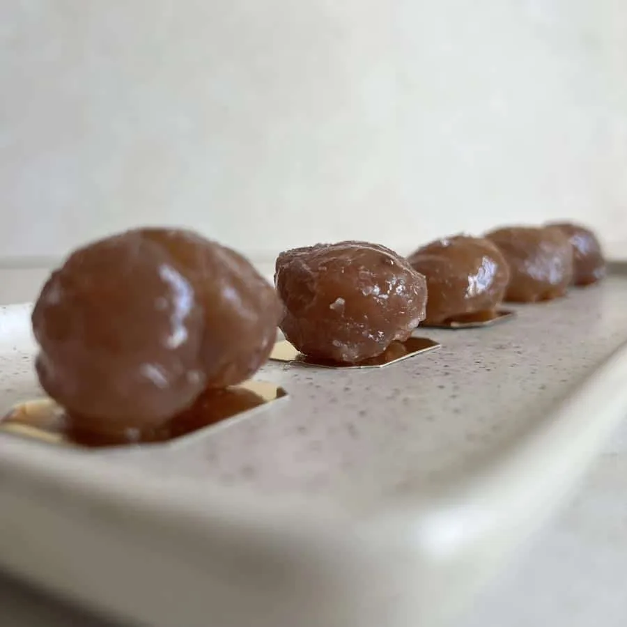 Marron glacé à la pièce