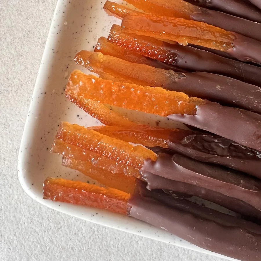 Orangettes chocolat noir