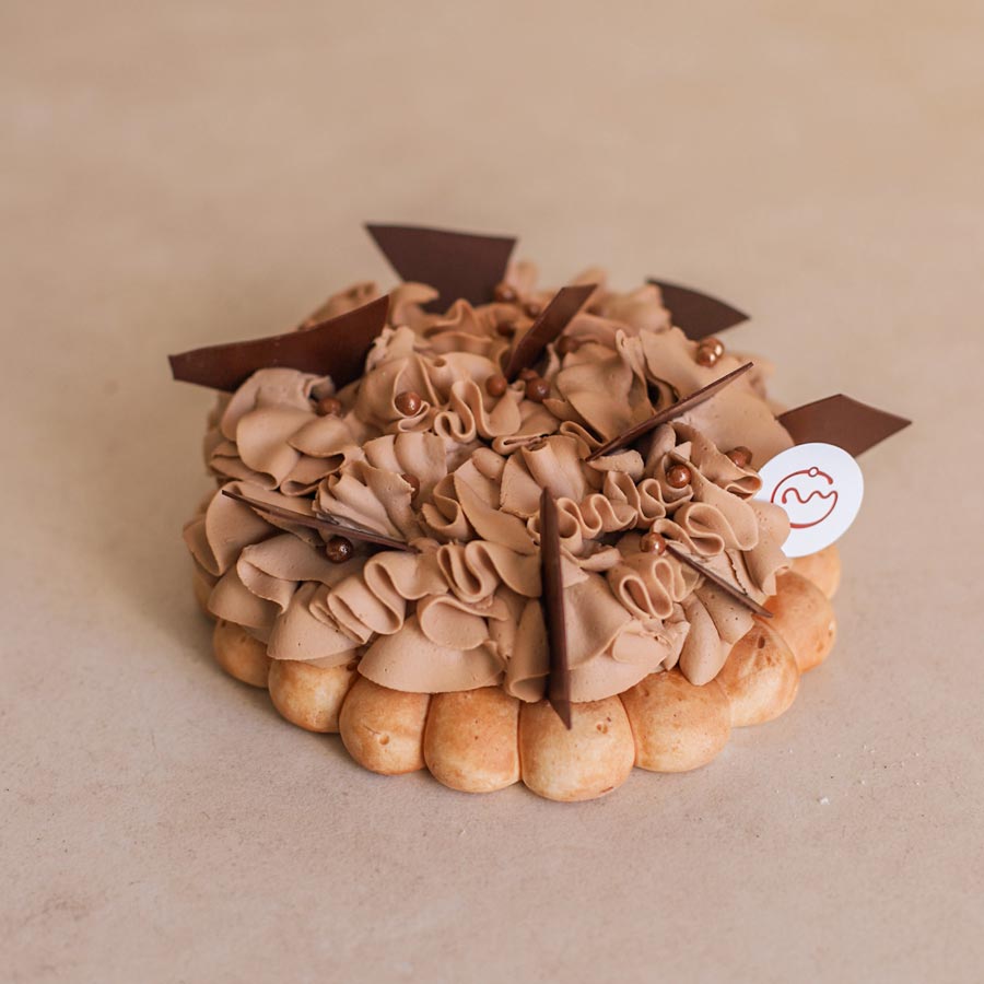 Pavlova choco/banane - 4, 6, 8 et 10 pers.